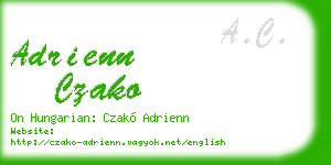 adrienn czako business card